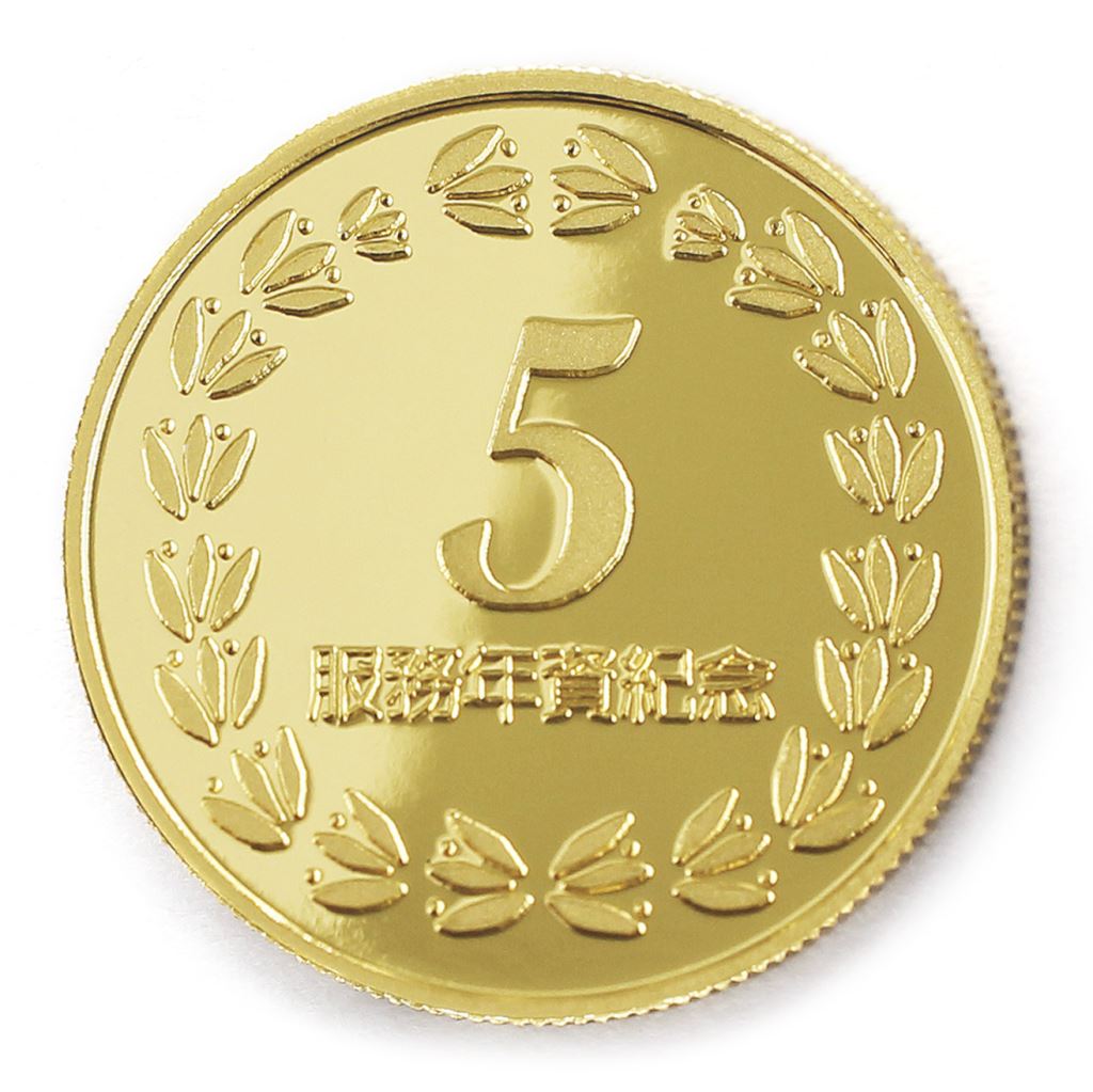 【銅幣】年資5桂環-金箔27