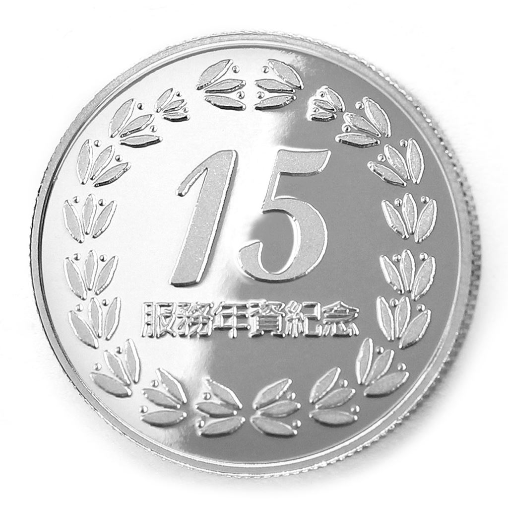 【銀幣】年資15桂環-幻彩雕刻32