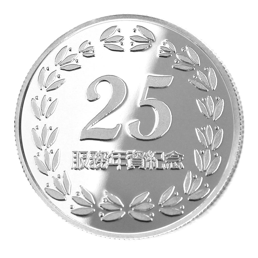 【銀幣】年資25桂環-幻彩雕刻32