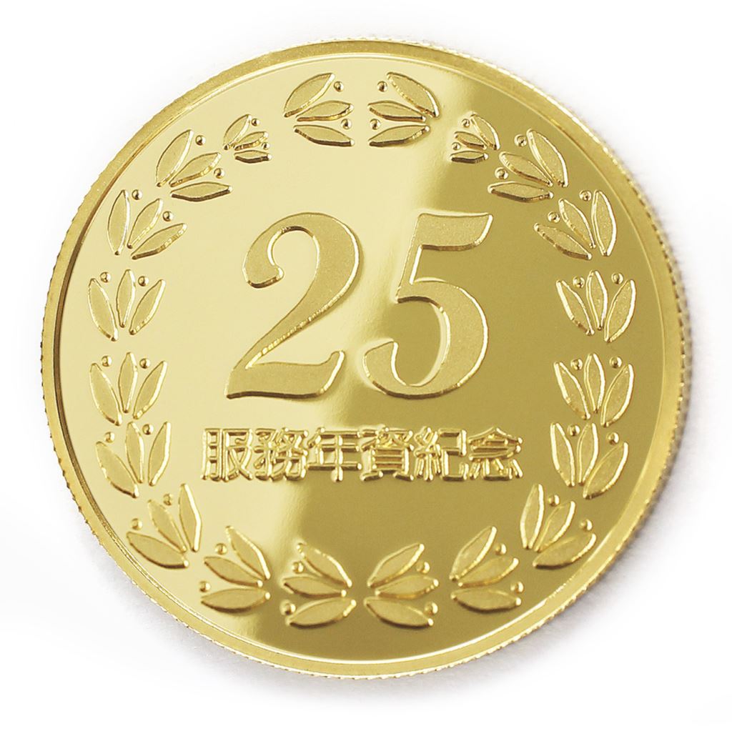 【銅幣】年資25桂環-金箔32