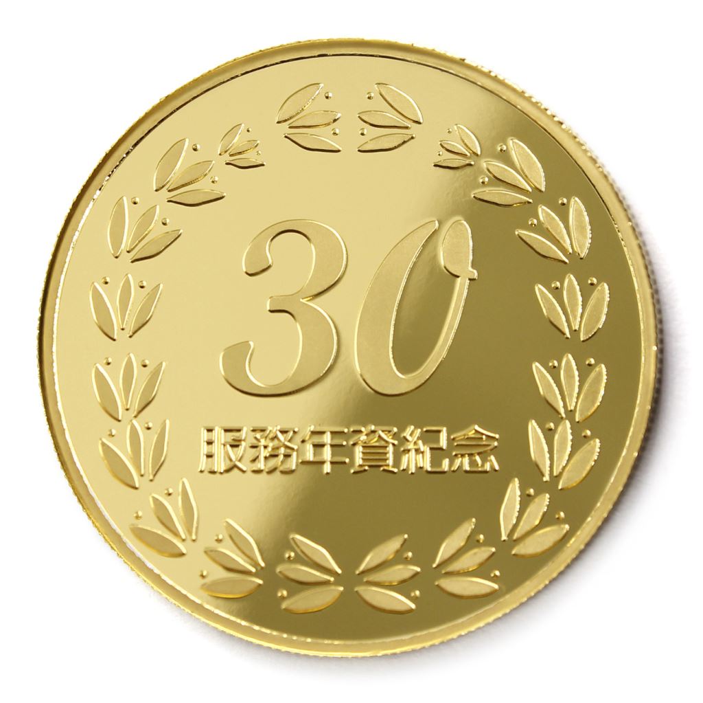 【金銀幣2】年資30桂環-鏡面雕刻40