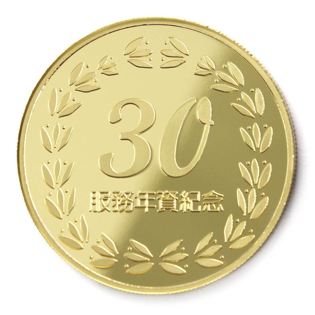 【銅幣】年資30桂環-金箔40