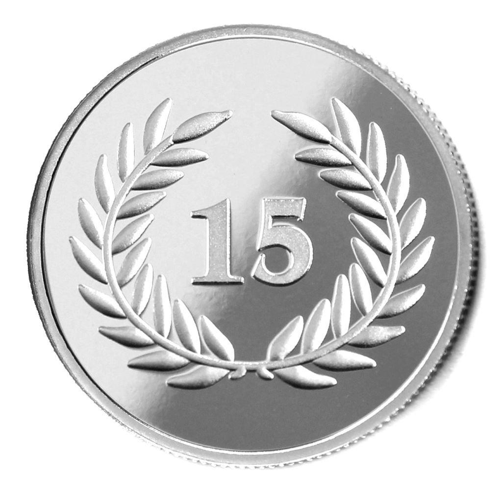 【銀幣】年資15月桂-銀箔27