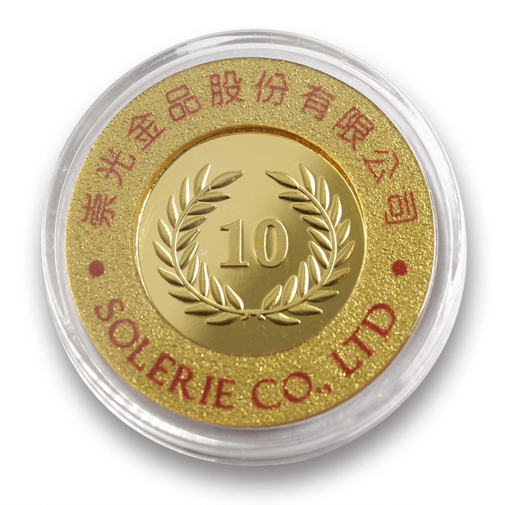 幣類壓克力環-金箔＿單面