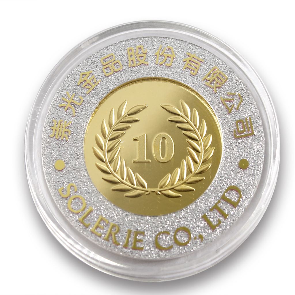 幣類壓克力環-金箔＿雙面