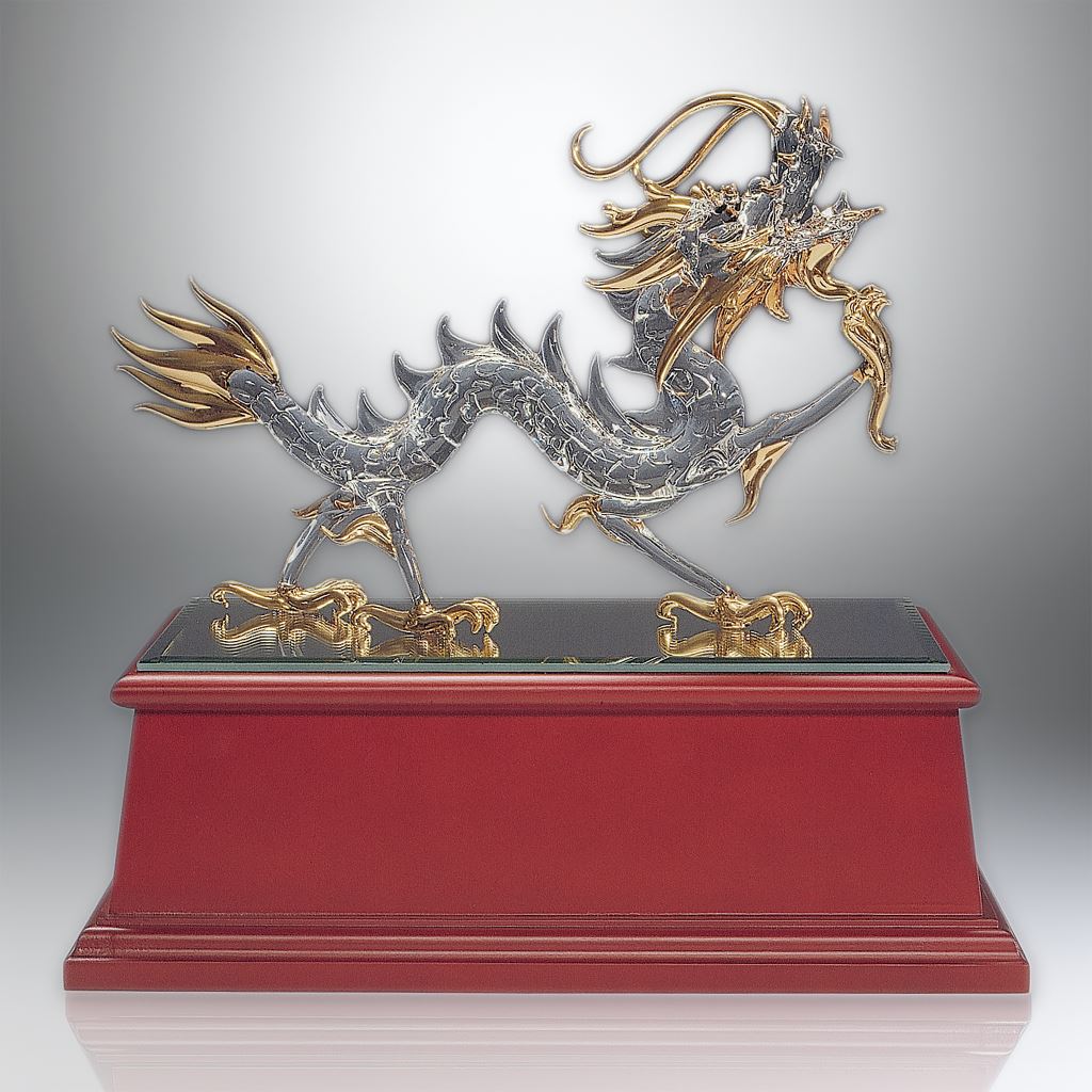 【水晶獎座】NAMA18A 祥龍獻瑞_M